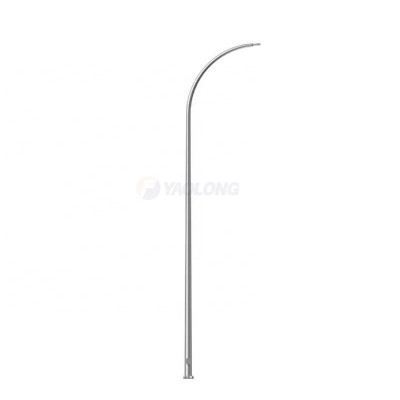 guangzhou round decorative galvanized steel solar street lighting columns