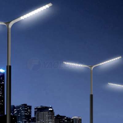 solar powered seamless aluminium modern post light outdoor