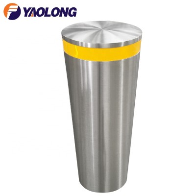 high quality led reflective 316 stainless steel bollard